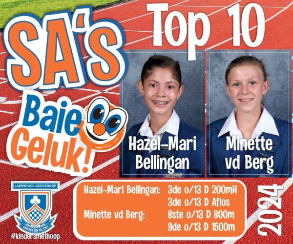 13 Atletiek SA's Baie geluk